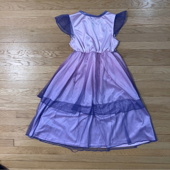 Toddler Disney Wish Nightgown, Size 5T, Purple Princess Asha, Pajamas, Pjs - Picture 3 of 5